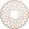 Ekena Millwork Cannes Wood Fretwork Pierced Ceiling Medallion, Alder, 18"OD x 6 1/8"ID x 3/8"T CMWP18X18X0375CNAL - alternate 1